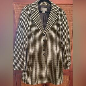 Ann Taylor Classic Stylish Brown and Beige Women's Jacket